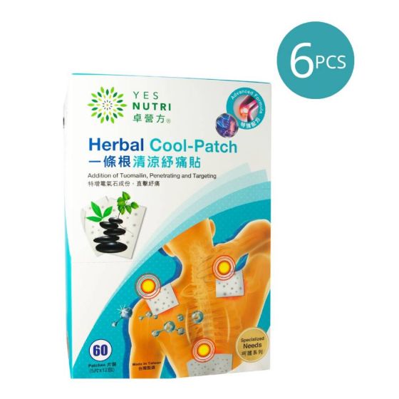 卓營方 - 一條根清涼紓痛貼 (60片) 6件 SN040_6