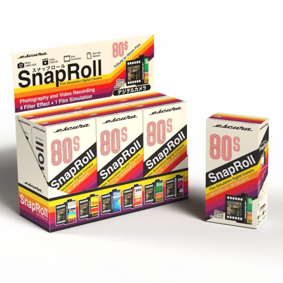 Escura - SnapRoll 菲林型數碼相機盲盒 (單盒) – 款色隨機 SNAPROLL