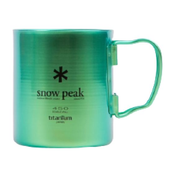 Snow Peak - On The Go/ Home 雙層鈦合金馬克杯 (綠色/藍色/紫色) SNP-MUG-053-450-all