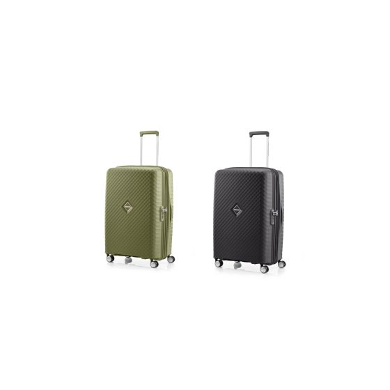 American Tourister - SQUASEM 行李箱 75厘米/28吋 可擴充 TSA V2 (綠色/黑色)