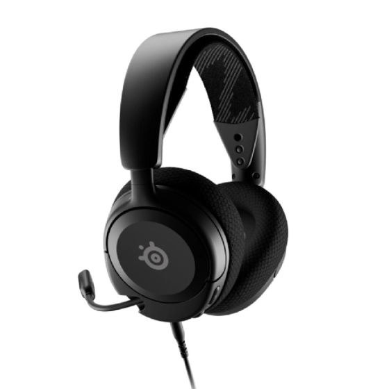 SteelSeries - Arctis Nova 1 多平台頂級有線遊戲耳機麥克風 [Black/White] SSNOVA1-all