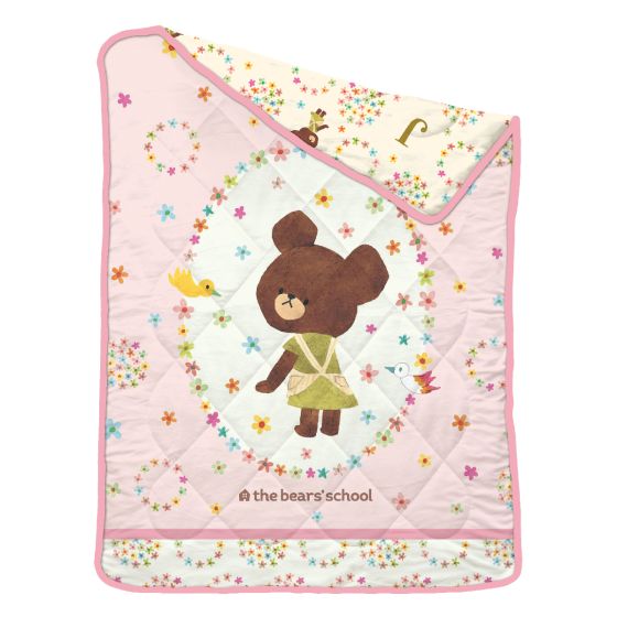Uji Bedding - 1000針絲般綿卡通冷氣被 - The Bears' School (多款尺寸) SSSQ-BS2601-MO