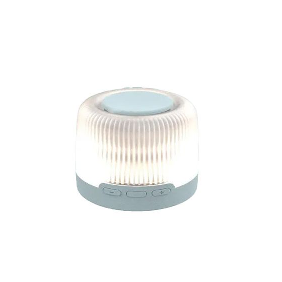 Dretec Sora Wireless speaker with night light and white noise stand set series (Beige/Gray) ST-101