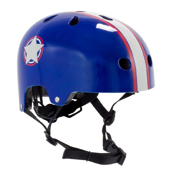 RIO Roller - 保護裝備 - 可調尺寸兒童滾軸溜冰頭盔 - 藍 / 白 STA04-S139-XS-All