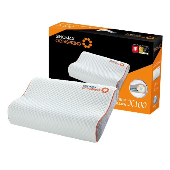(預售) Sinomax - OCTASPRING® 蜂巢彈簧 護頸枕 X100 stf-11-0548-00