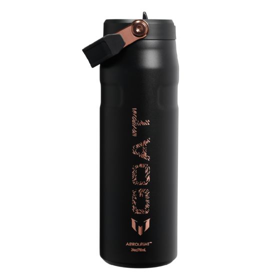 Stanley 輕量翻蓋吸管保溫瓶 24oz (美斯 GOAT BlackIgnite) CR-STL10-11283-393