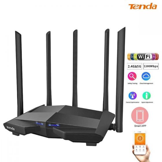 Tenda - AC11 - AC1200 MU-MIMO Dual Band Gigabit Router路由器 STLTEN112