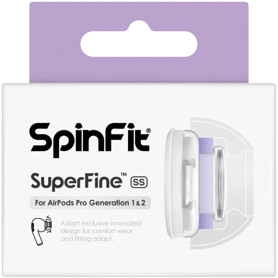 SpinFit SuperFine (適用於Apple Airpods Pro 第一及第二代) CR-SF-SuperFine