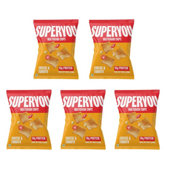 SuperYou - 多穀物高蛋白質脆片 5包 (3款口味) SY-CHIP_5B_MO