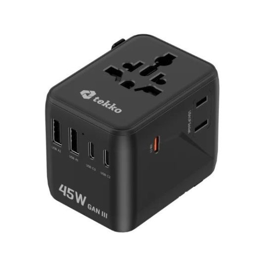 Tekko - TA45D 1-Travel 45W PD3.0 GaN3 Travel Adapter