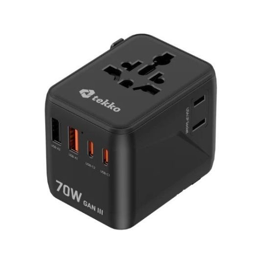 Tekko - TA70D 1-Travel 70W PD3.1 GaN3 Travel Adapter