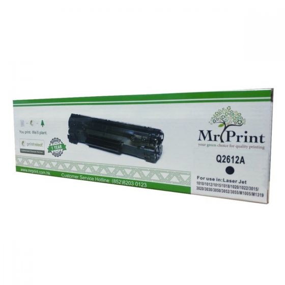 Mr. Print - HP 12A Q2612A 黑色兼容碳粉/代用碳粉 TB-Q2612A
