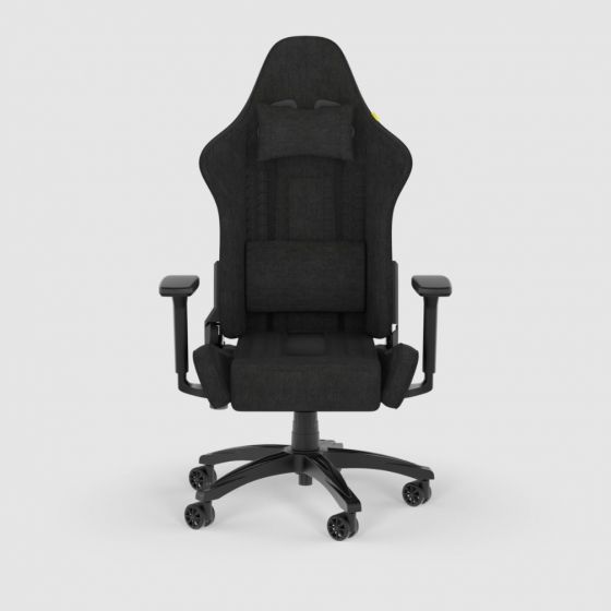 Corsair TC100 RELAXED 柔軟織物 辦公椅 / 電競椅  - 灰色和黑色 (COGCTC100-FABRIC) [無安裝/預計送貨時間7-14工作日]