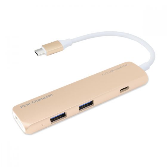 First Champion USB Type-C 集線器 - 4合1 (HDMI, USB, USB-C) - TCH-4C2U3H