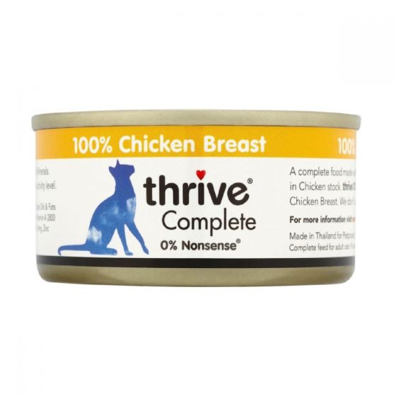 Thrive - 脆樂芙-雞胸肉貓罐頭 (75g x12) #101822