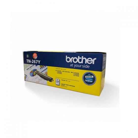 Brother - TN267Y 黃色原裝高容量黑色碳粉盒 tn267y