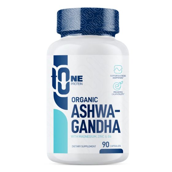 The One Protein - 有机南非醉茄胶囊 (含镁、锌和维生素B6) TOP-ORG-ASHWA-90