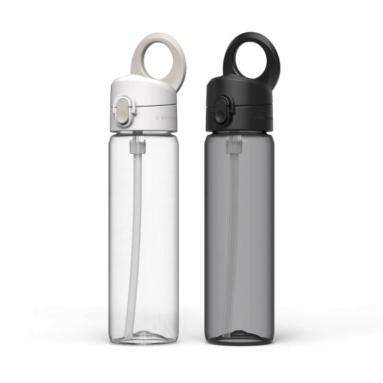 犀牛盾 - AquaStand - Tritan MagSafe兼容支架水壺 800ml / 27OZ - 附吸管 (黑色/透明色)