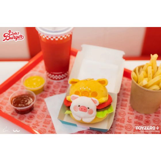 罐頭豬 LuLu漢堡系列 - 毛絨掛件 (漢堡包款) CR-TZA12P0171