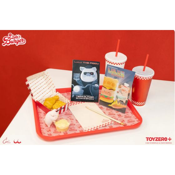 罐頭豬LULU漢堡系列 - 明信片 CR-TZA12P0255