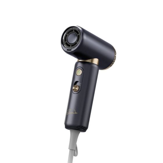 SAVEWO Airflow Unidryer Universal Travel Hair Dryer AF-UD01 (Starlight Silver/Midnight Blue)