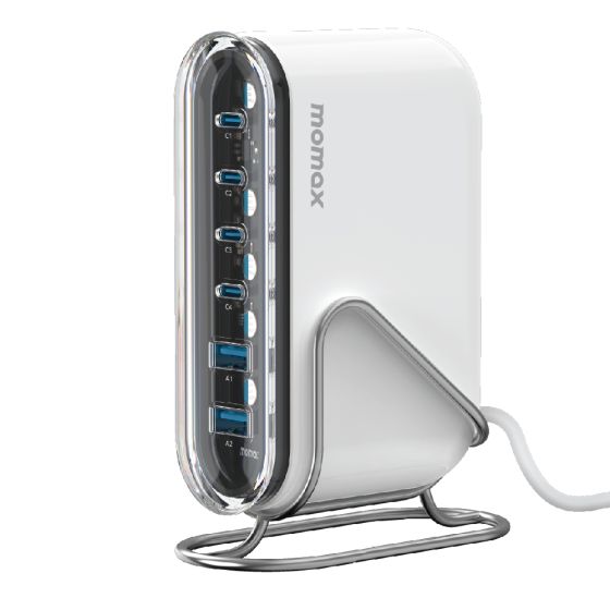 Momax - 1-Charge Flow+ 120W 六輸出桌面充電器 UM55 UM55UKW