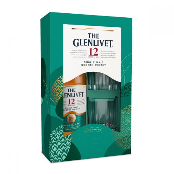 The Glenlivet 12YO Single Malt Scotch Whisky 套裝 (連2杯)