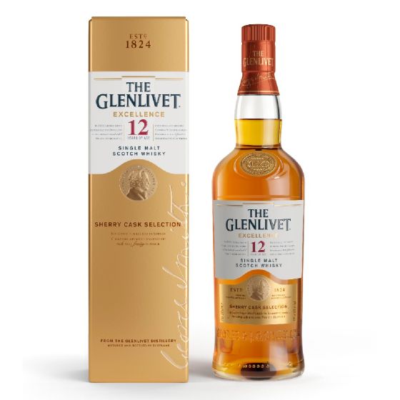 The Glenlivet 'Excellence' 12 Years Single Malt Scotch Whisky