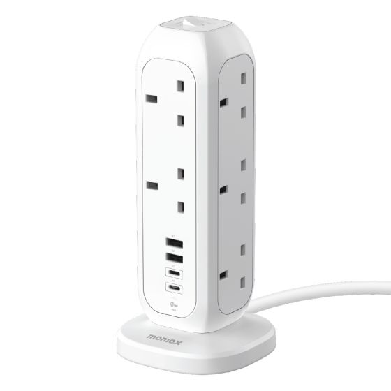 Momax - 1-Plug PD35W 2A2C 11 位拖板 [灰色/白色] US11AUK_MO