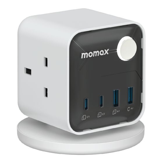 Momax - 1-Charge Work Flow PD 25W 2A2C 3位拖板 US20 CR-US20UKW