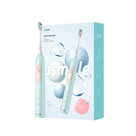 usmile - Soft Bubbles Sonic Electric Toothbrush(Blue/White)USMILE_P4_MO