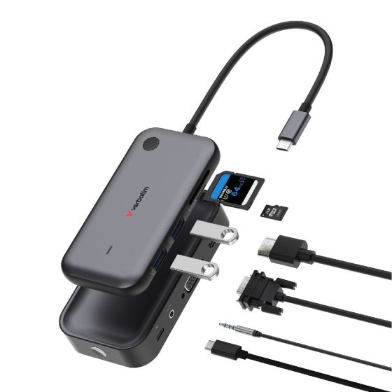 Verbatim - Share My Screen USB-C 無線顯示適配器(帶集線器) VERBA_32146