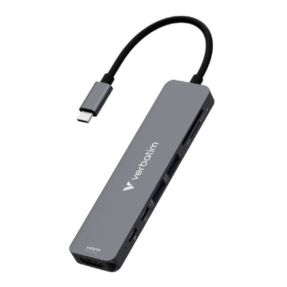 Verbatim - Essentials USB-C 7 端口擴展器 #32158 VERBA_32158