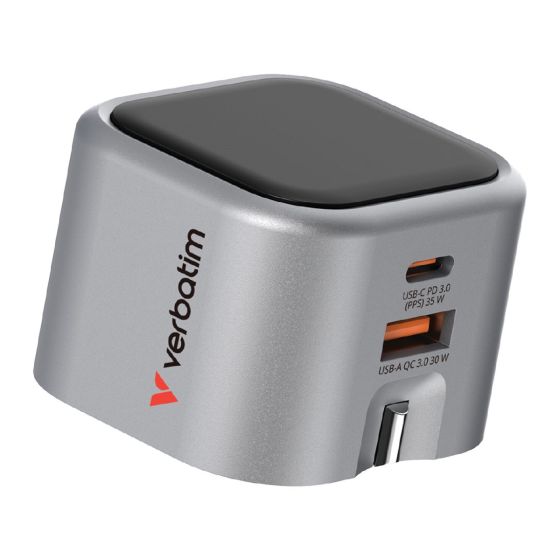 Verbatim - 35W GaN 折疊式充電器 (英規插頭) VERBA_32350