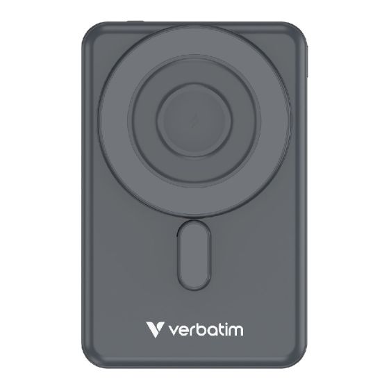 Verbatim - 5合1 Charge 'n' Go 10000mAh 磁吸無線流動充電池 [多種顏色] VERBA_WPBS5IN110_MO