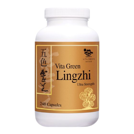 維特健靈 - 五色靈芝 (加強配方)240粒(環保裝) VGLZULSCA240HK