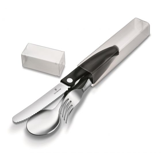 Victorinox Swiss Classic 削皮刀、叉、匙套裝