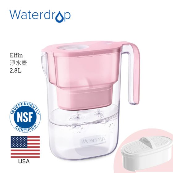 Waterdrop - Waterdrop Elfin 系列濾水壺 2.8L (多款顏色) WD-PT-05 CR-WD-PT-05-MO