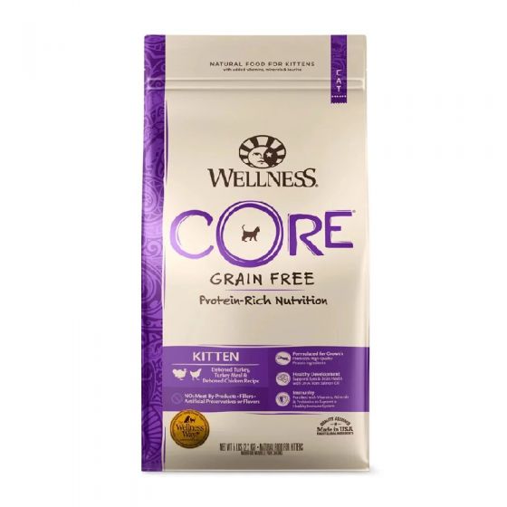 WELLNESS CORE ® 無穀物 幼貓成長配方 5磅 WELLNESS-KITTEN-5lb