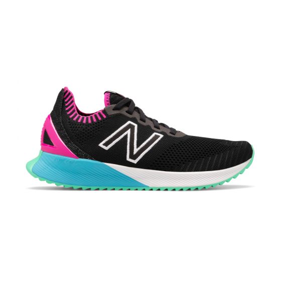 New Balance Womens Fuelcell Echo Black with Peony & Bayside