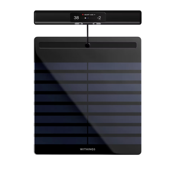 Withings - BodyScan 2 Longevity Scan Smart Body Fat Scale with 60+ Biometrics - WBS-15