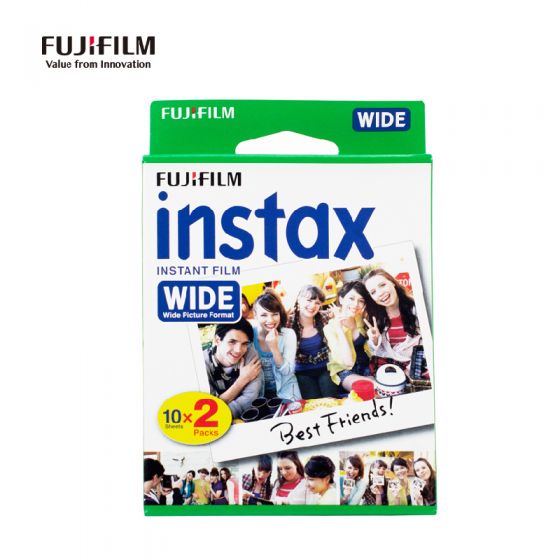 富士 Fujifilm - 即影即有Wide相紙 20張 白邊 WIDE_Film_20pcs