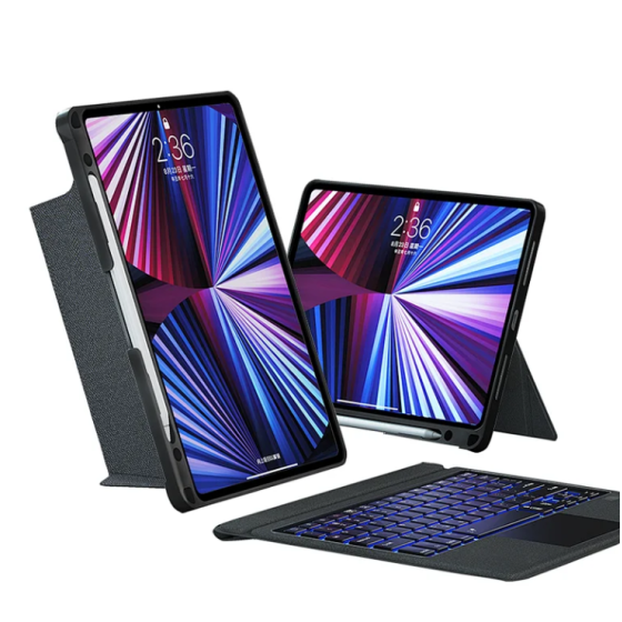 WIWU 藍牙 Mag Touch iPad 鍵盤保護套 (iPad Pro 13" 2024) - 黑色 (6976975613955) [預計送貨時間: 7-10工作天]