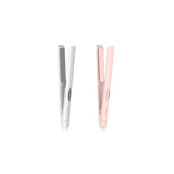 WHEEK WK20 Temperature Controlled Hair Straightener & Curler (White/Pink)