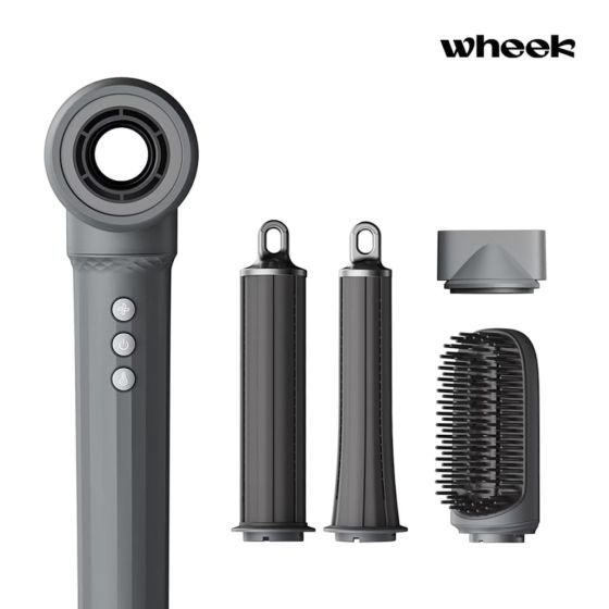 WHEEK WK30 Coanda Airflow Ionic Styling Hair Dryer (Ivory/Grey)