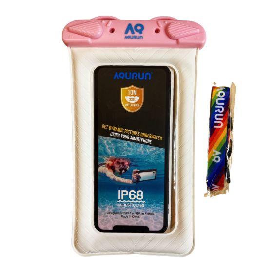Aqurun - 十米深防水電話套 AQ10 Waterproof Case Blue【兼容 iPhone 14 Pro Max】(藍色 / 黑色 / 粉紅色 / 白色)