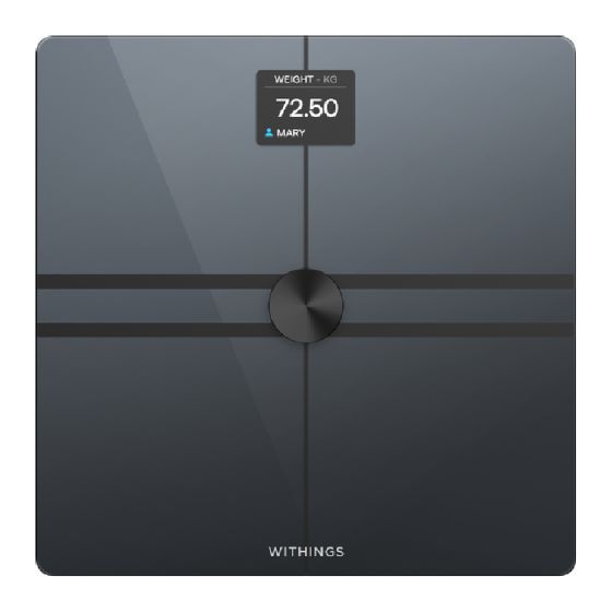Withings - Body Comp 智能體重秤 (黑色/白色) WBS12C WT_WBS12C_MO