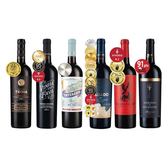 樂事會 得獎葡萄牙濃味紅酒組6支 X0784513