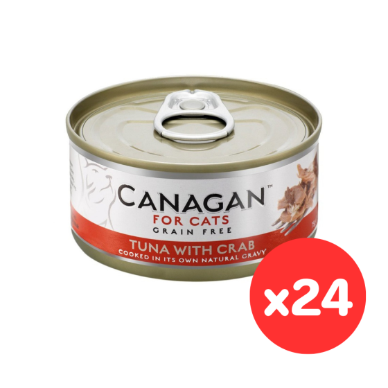 Canagan - Cat Can Tuna with Crab for Cats (75g x 24 Cans)
