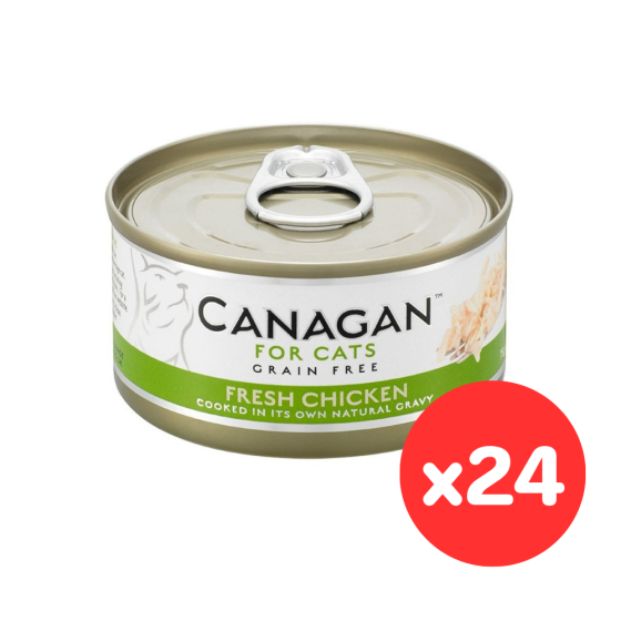 Canagan - Cat Can Fresh Chicken for Cats (75g x 24 Cans)